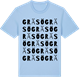 Blue Soul t-shirt med Gräsö ordlek t-shirt