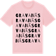 Pink Cotton t-shirt med Gravanäs ordlek t-shirt