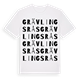 Grävlingsrås ordlek t-shirt