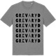 Mid Heather Gray t-shirt med Grevaryd ordlek t-shirt