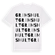 Grimshult ordlek t-shirt