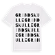 Grindskulle ordlek t-shirt