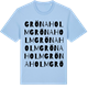 Blue Soul t-shirt med Grönaholm ordlek t-shirt