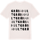 Vintage White t-shirt med Grönahult ordlek t-shirt