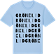 Blue Soul t-shirt med Grönelid ordlek t-shirt