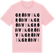 Pink Cotton t-shirt med Grönvik ordlek t-shirt
