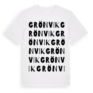 Grönvik ordlek t-shirt – ekologisk bomull t-shirt från Pinshirt