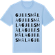 Blue Soul t-shirt med Gubbsmåla ordlek t-shirt