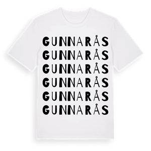 Gunnarås ordlek t-shirt – ekologisk bomull t-shirt från Pinshirt