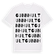 White t-shirt med Gunnhult ordlek t-shirt