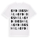 Gydingsmåla ordlek t-shirt
