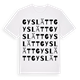 Gyslätt ordlek t-shirt