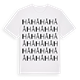 White t-shirt med Hå ordlek t-shirt
