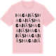 Pink Cotton t-shirt med Haganäs ordlek t-shirt