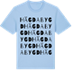 Blue Soul t-shirt med Hägdabygd ordlek t-shirt