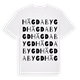 Hägdabygd ordlek t-shirt