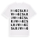 Hageskruv ordlek t-shirt
