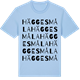 Blue Soul t-shirt med Häggesmåla ordlek t-shirt