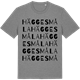 Mid Heather Gray t-shirt med Häggesmåla ordlek t-shirt