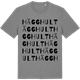 Mid Heather Gray t-shirt med Hägghult ordlek t-shirt