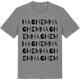 Mid Heather Gray t-shirt med Haghem ordlek t-shirt
