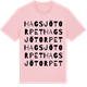Pink Cotton t-shirt med Hagsjötorpet ordlek t-shirt