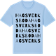 Blue Soul t-shirt med Hagsverksboda ordlek t-shirt