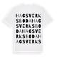 Hagsverksboda ordlek t-shirt