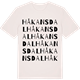 Vintage White t-shirt med Håkansdal ordlek t-shirt