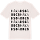 Vintage White t-shirt med Håkansgården ordlek t-shirt