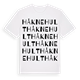 Håknehult ordlek t-shirt