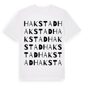 Hakstad ordlek t-shirt – ekologisk bomull t-shirt från Pinshirt