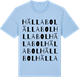 Blue Soul t-shirt med Hällabol ordlek t-shirt