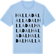 Blue Soul t-shirt med Halladal ordlek t-shirt