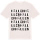Vintage White t-shirt med Hällen ordlek t-shirt