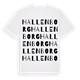 Hallenborg ordlek t-shirt