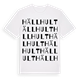 Hällhult ordlek t-shirt