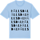 Blue Soul t-shirt med Hällsdal ordlek t-shirt