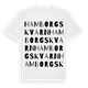 Hamborgskvarn ordlek t-shirt