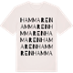 Vintage White t-shirt med Hammaren ordlek t-shirt