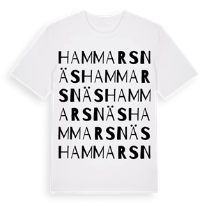 Hammarsnäs ordlek t-shirt – ekologisk bomull t-shirt från Pinshirt