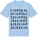 Blue Soul t-shirt med Hampekull ordlek t-shirt