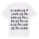 Hamphult ordlek t-shirt