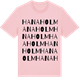 Pink Cotton t-shirt med Hanaholm ordlek t-shirt
