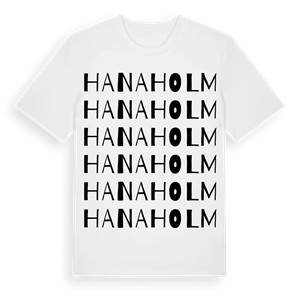 Hanaholm ordlek t-shirt – ekologisk bomull t-shirt från Pinshirt