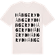 Vintage White t-shirt med Hångeryd ordlek t-shirt