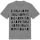 Mid Heather Gray t-shirt med Hänjarp ordlek t-shirt