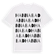 Hannabad ordlek t-shirt