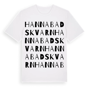Hannabads kvarn ordlek t-shirt – ekologisk bomull t-shirt från Pinshirt