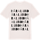 Vintage White t-shirt med Håralund ordlek t-shirt
